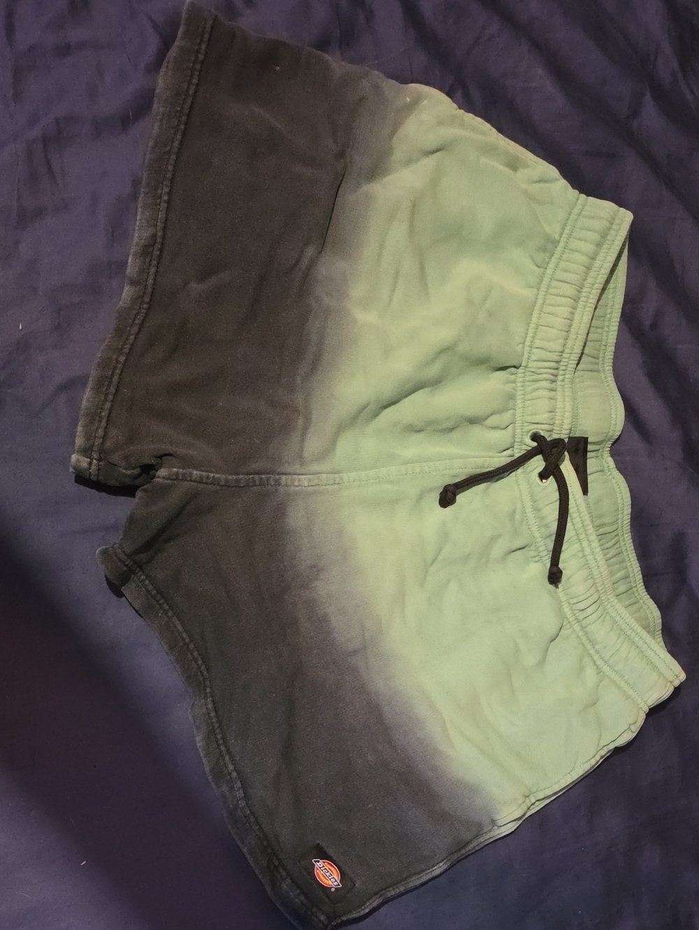 Dickies Green to Black Gradient Athletic Shorts